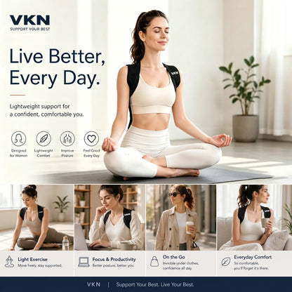 VKN Shoulder Straps - Posture Support Straps for Men & Women
