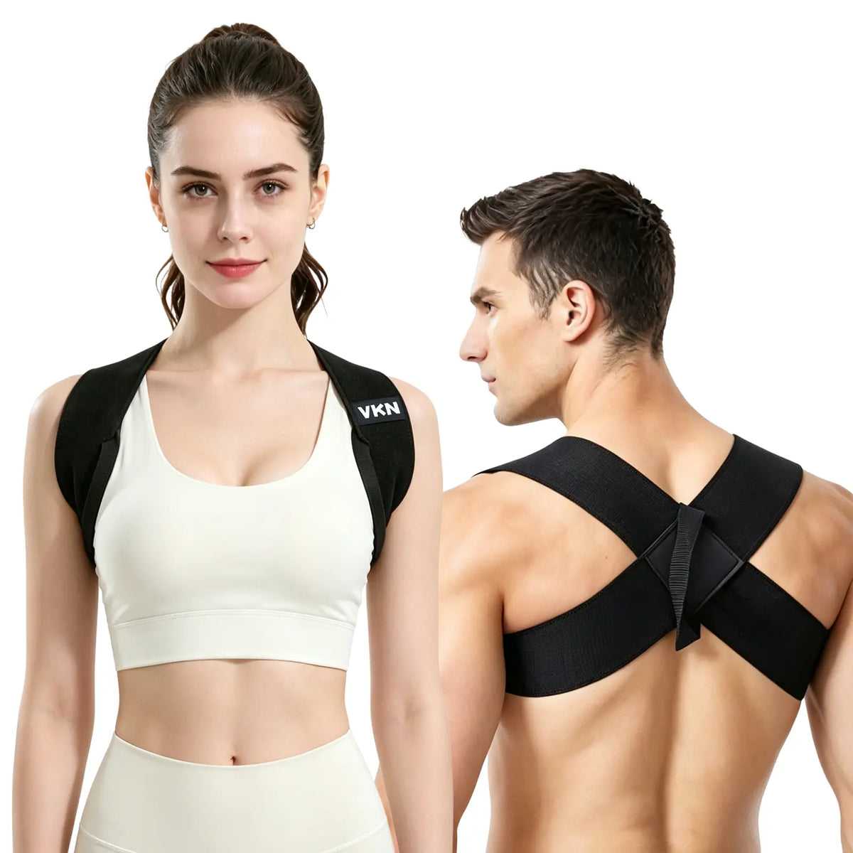 VKN Shoulder Straps - Posture Support Straps for Men & Women
